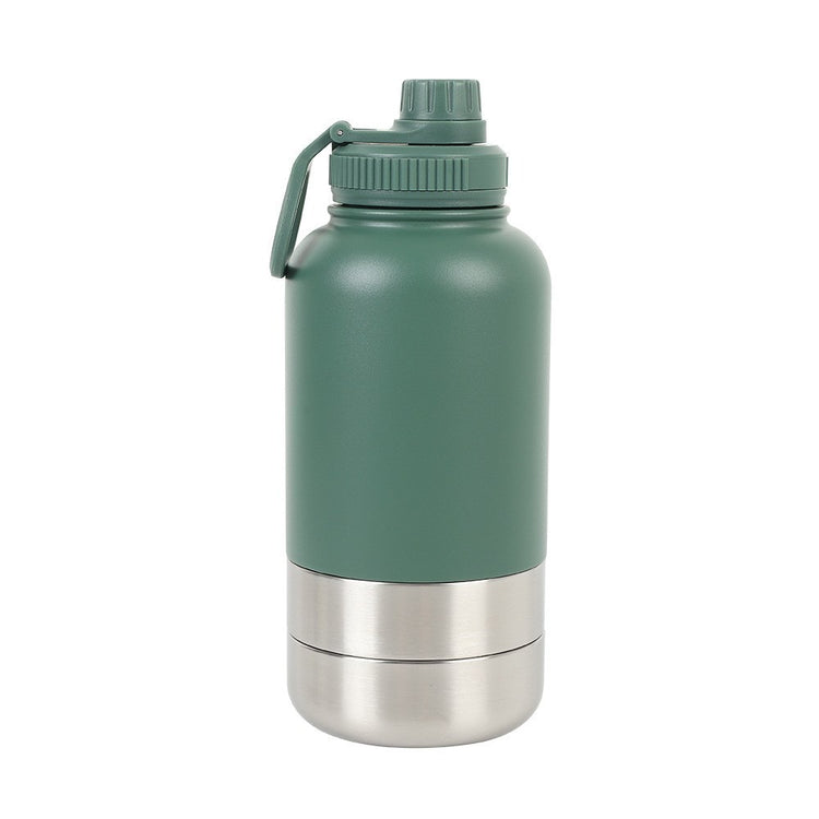 3-in-1 Portable 32oz Dog Insulated Water Bottle