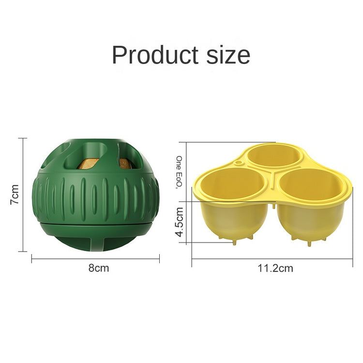 New Silicone Pet Ball Dog Toy Self-hi Interactive Slow Bite Molar Ball Matching Snacks Silicone Ball Mold