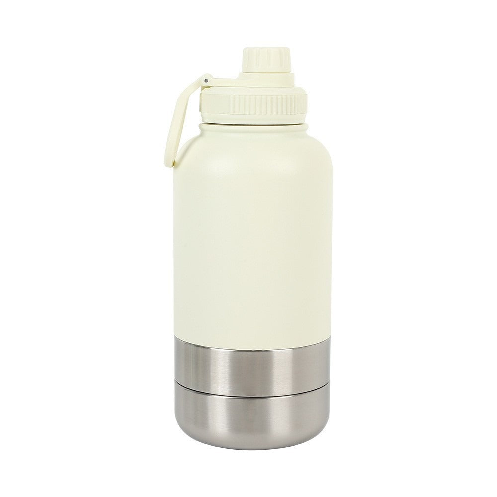 3-in-1 Portable 32oz Dog Insulated Water Bottle