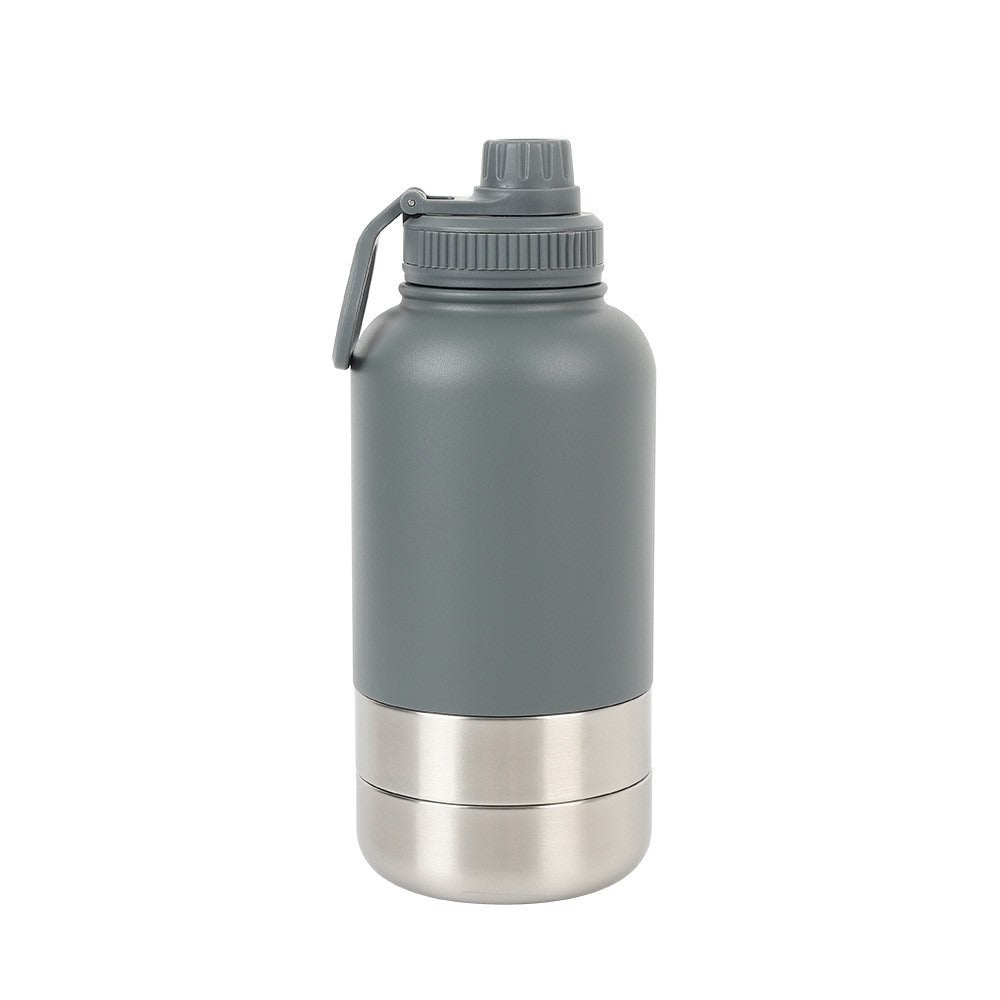 3-in-1 Portable 32oz Dog Insulated Water Bottle