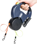 Dual Dog Retractable Leash – 360° Tangle-Free