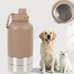3-in-1 Portable 32oz Dog Insulated Water Bottle