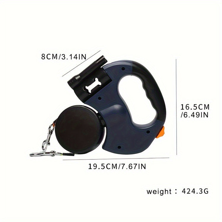 2 In 1 Pet Leash That Can Rotate 360 °   And Stretch Easy To