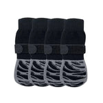 Large Medium Dog Anti-Slip Socks Pet Socks Dog Shoe Covers Outdoor Tie Breathable Waterproof Dog Shoes Cotton Rubber Knitted