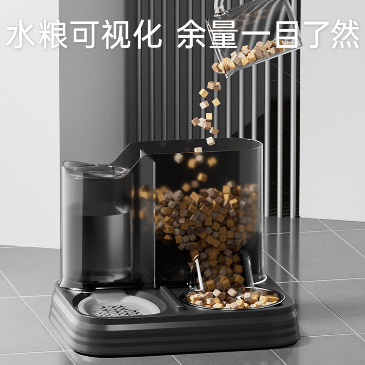 Pets' Bowl Automatic Feeder Water Bowl Integrated Dog Bowl Water Dispenser Pet Supplies Pet Bowl Wholesale Dropshipping