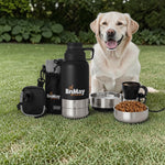 3-in-1 Portable 32oz Dog Insulated Water Bottle