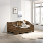 Gibson 36" Wooden Pet Bed with Cushion