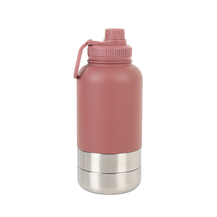 3-in-1 Portable 32oz Dog Insulated Water Bottle