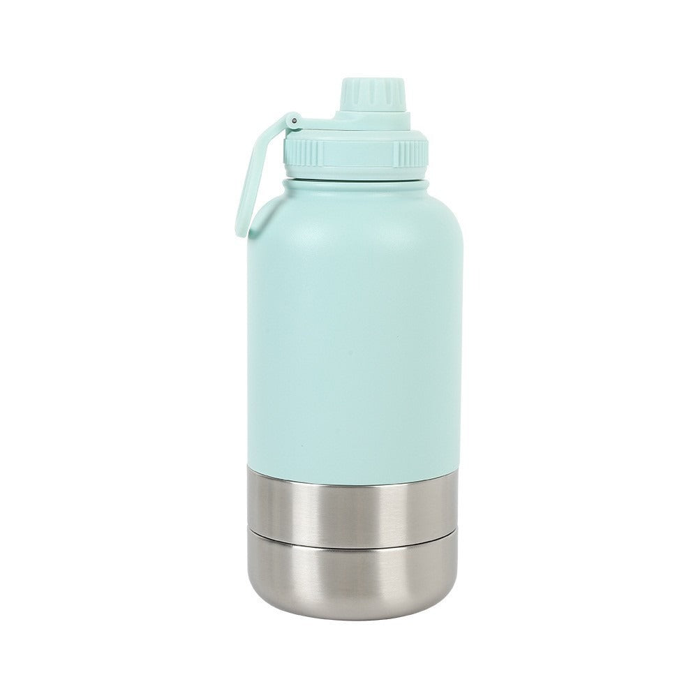 3-in-1 Portable 32oz Dog Insulated Water Bottle