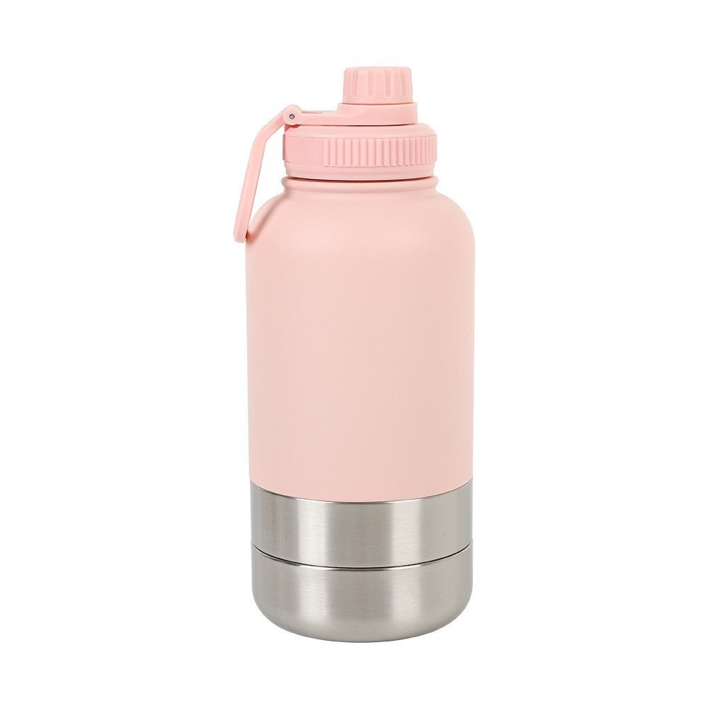 3-in-1 Portable 32oz Dog Insulated Water Bottle